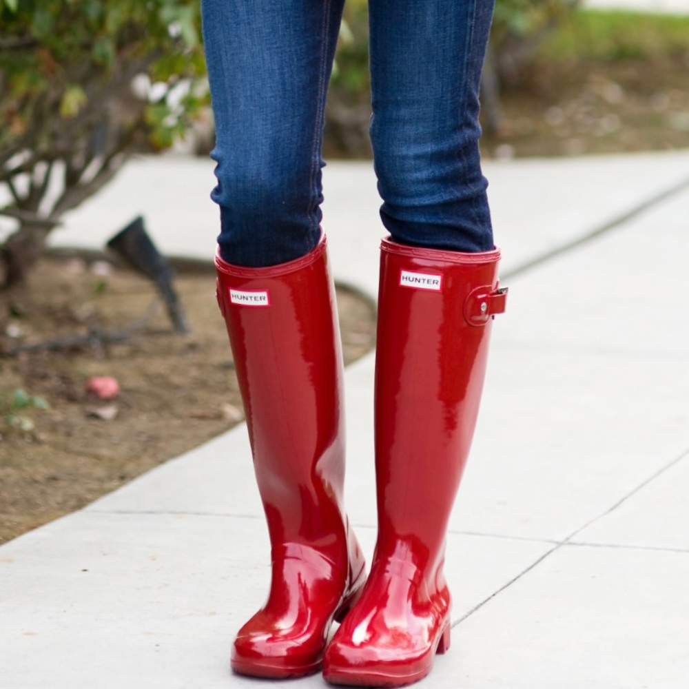 Red Hunter Boots